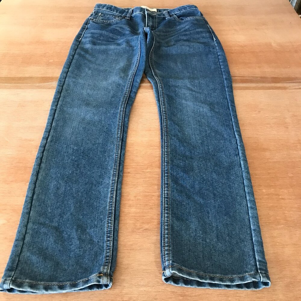 Levi's 511 Slim Jeans Women 14 Blue Mid Rise Medium Wash Stretch Cowboy Outdoor